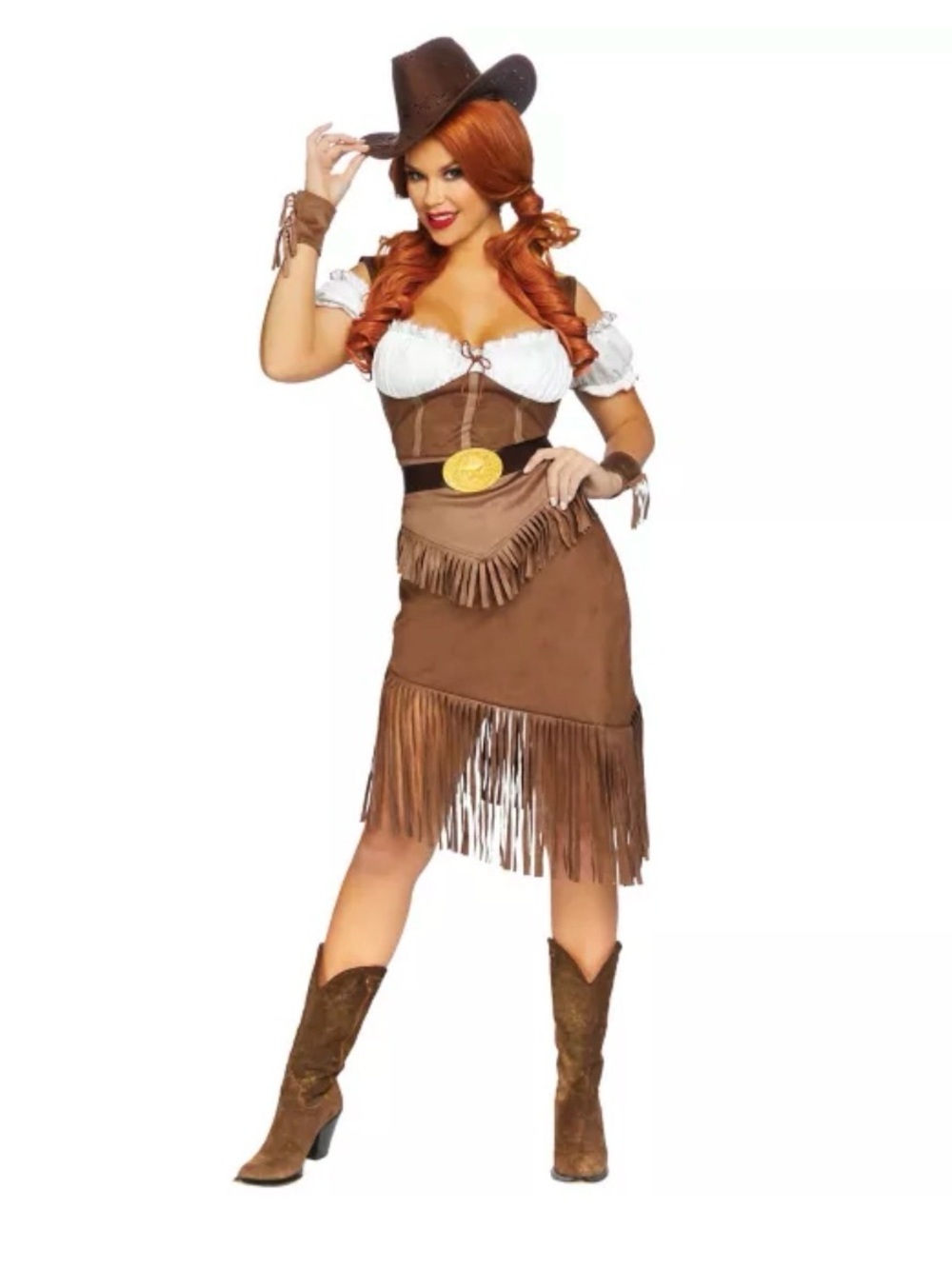 Western Women Cowgirl Costume, Women size small 4-6,